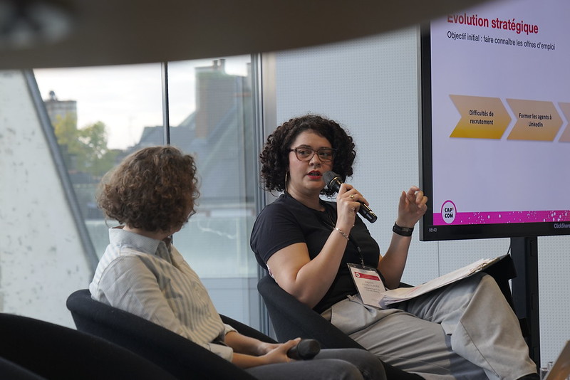 Allyson Jouin-Claude en intervention aux Rencontres nationales de la communication numérique – Cap’Com Rennes 2024