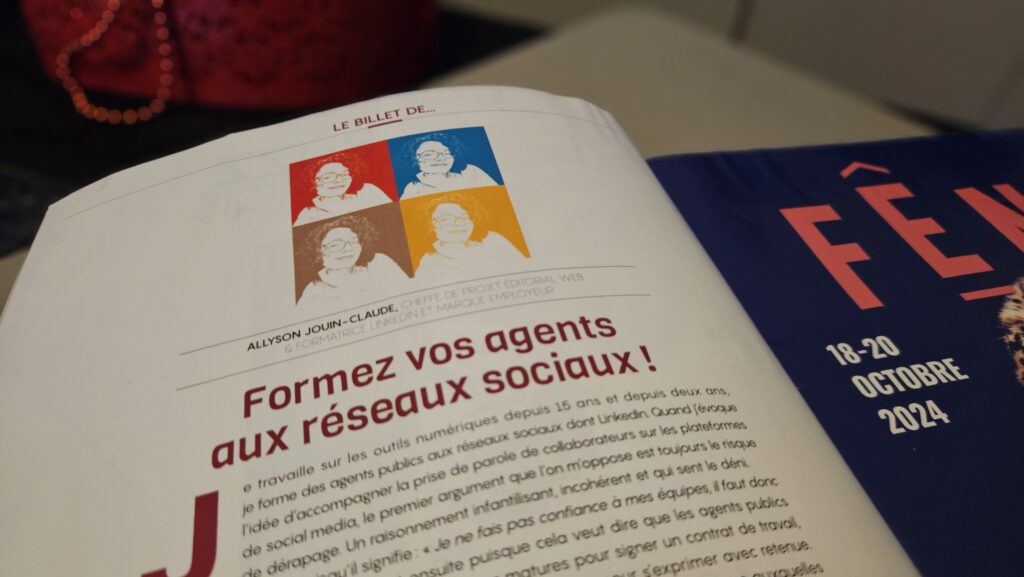 Extrait du billet dans le magazine BRIEF en 2024